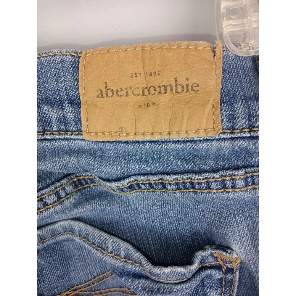 Abercrombie & Fitch Girls' Straight Jeans 14 Slim